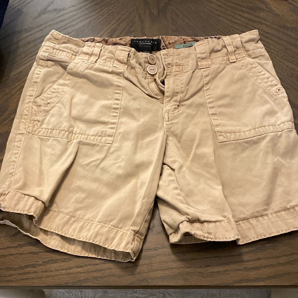 Sanctuary Shorts Beige color size 32
